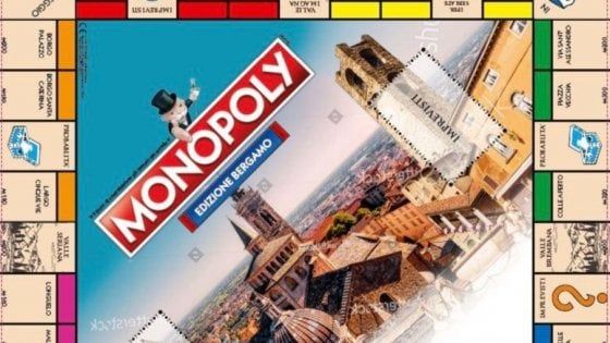 La nuova edizione del Monopoly ha la mappa di Bergamo, il gioco da tavola diventa solidale
