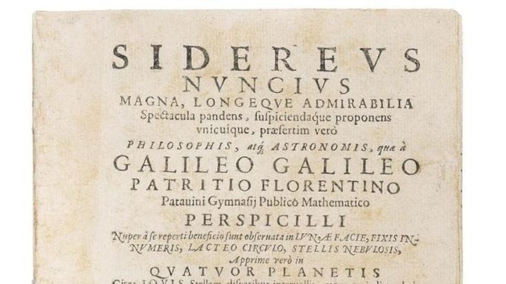 Centomila euro per il “Sidereus” di Galileo salvato dall’alluvione di Firenze