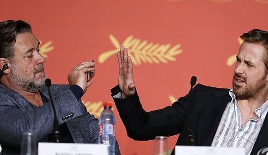 Cannes, Gosling e Crowe: "Che onore essere come Bud Spencer e Terence Hill"