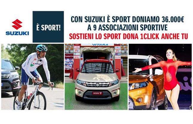 “Suzuki è sport”, idea per i giovani