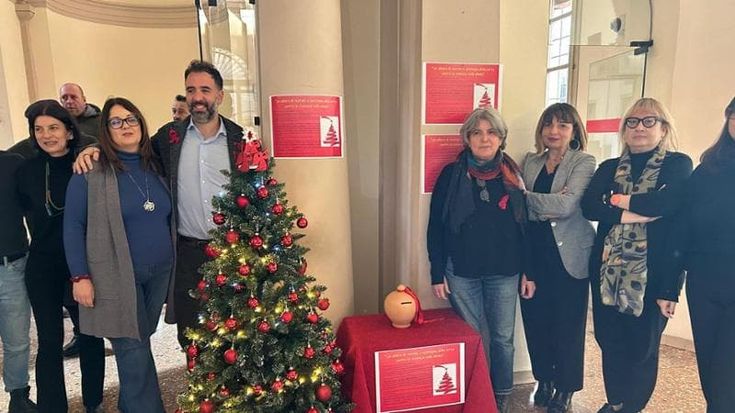 Casa delle donne, un albero di Natale per raccogliere fondi. Stalking e violenze, tutti i numeri