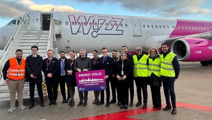 Wizz Air torna a Palermo, collegamenti con Varsavia e Bratislava