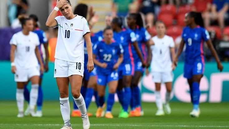 Italia, inizio da incubo dell'Europeo: la Francia travolge 5-1 le azzurre