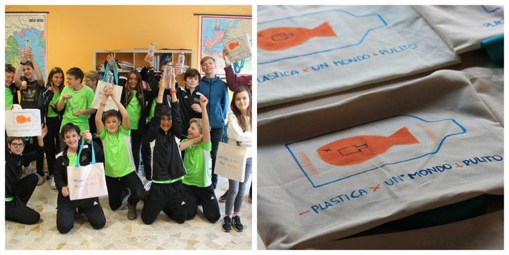 Ragazzi che hanno stoffa: borse di tessuto e bottiglie di vetro per dire addio alla plastica