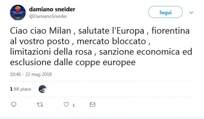 Fiorentina, si riapre la speranza di giocare in Uefa: tifosi increduli sui social