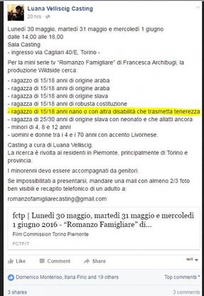 "Cercasi nano o disabile che faccia tenerezza": polemica per il casting della fiction Rai