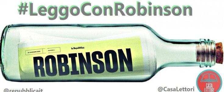 #LeggoConRobinson: i vostri tweet