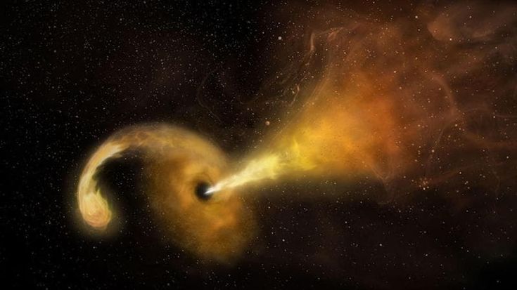 Che fa un buco nero lontano dalla galassia: scoperto mentre mangia una stella errante come lui
