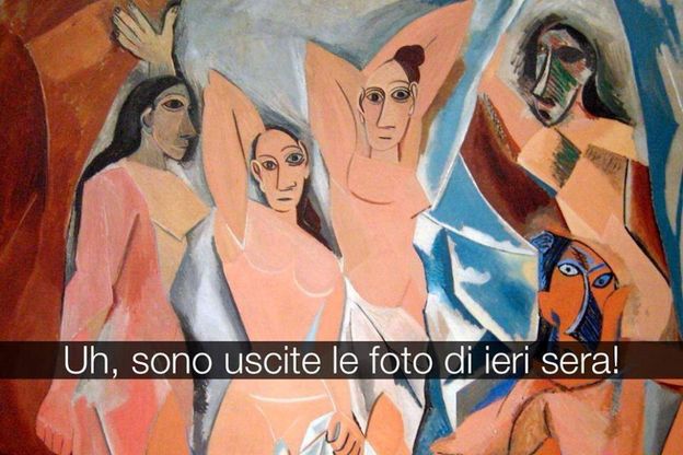 Se i quadri potessero parlare: l'ironia su Instagram