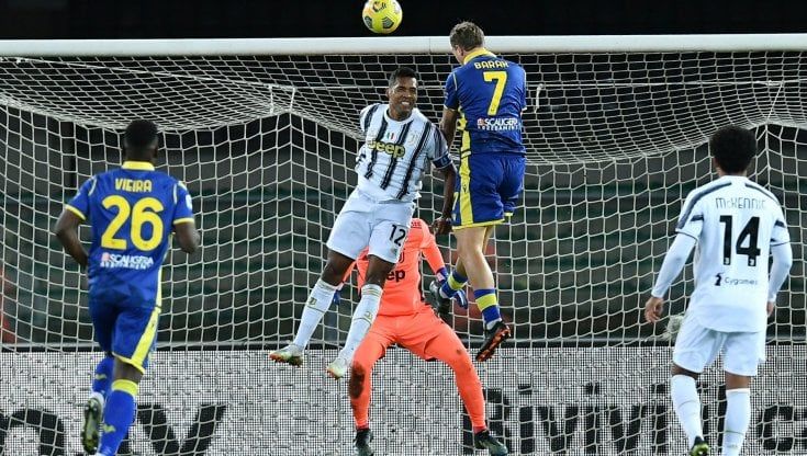 Verona-Juventus 1-1: non basta Ronaldo, Barak ferma la rincorsa dei bianconeri