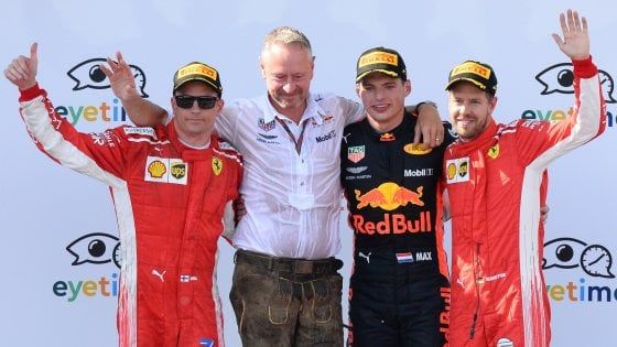 F1, Gp Austria: vince Verstappen, Raikkonen secondo. Vettel è terzo e torna leader del mondiale