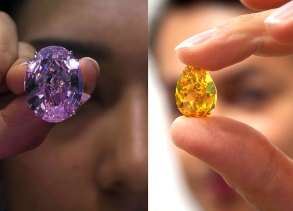 La guerra dei diamanti: all'asta due delle pi&ugrave; rare gemme al mondo