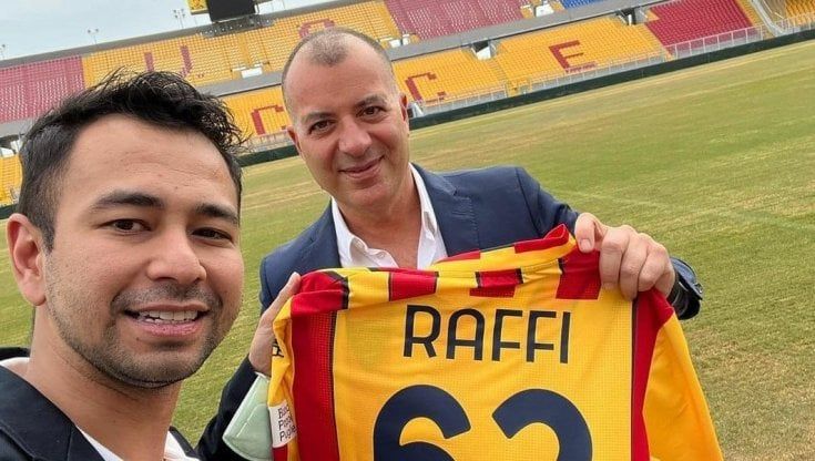 Calcio, il Lecce spopola in Indonesia: oltre 30mila follower in pochi giorni grazie all'amicizia con l'influencer milionario Raffi Ahmad 