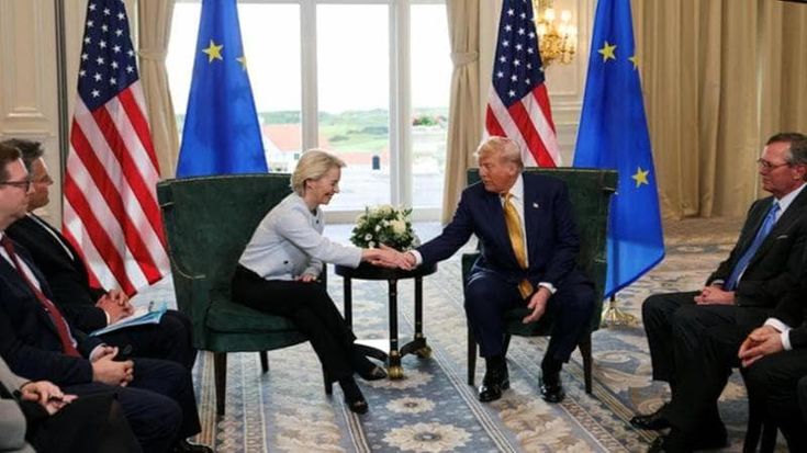 Trump-von der Leyen, c’è l’accordo sui dazi al 15%: “Ora unità e amicizia”