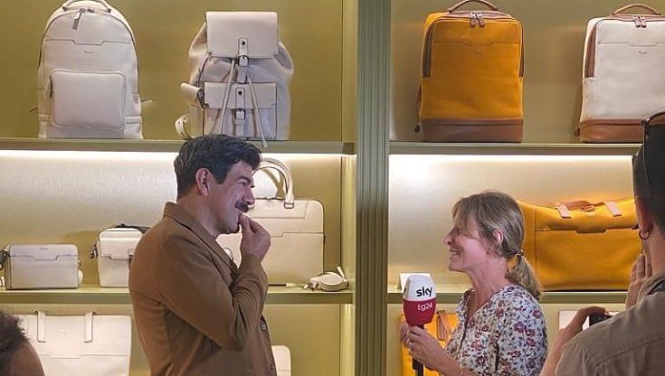 Favino ospite di Pineider a Pitti: "Mi piacerebbe continuare il progetto del Cinema Goldoni"