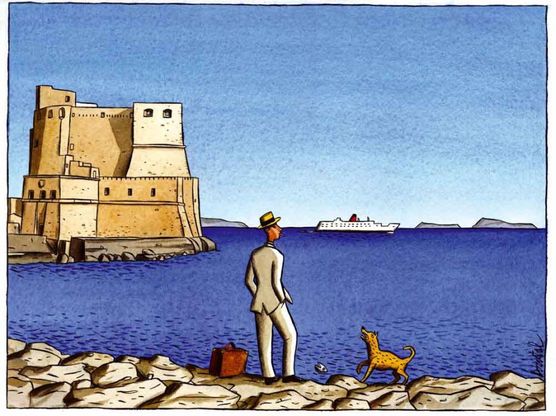 Una mostra di fumetti all'aeroporto di Capodichino