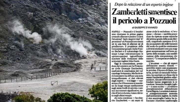 Bradisismo, la protezione civile smentisce il pericolo ai Campi Flegrei