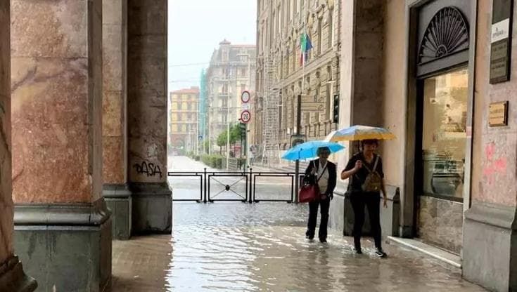 Allerta gialla, maltempo alla Spezia, allagato anche il pronto soccorso dell’ospedale Sant’Andrea