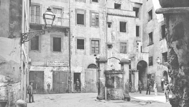 La piazza della Fonte nella foto Alinari oggi in regalo con Repubblica