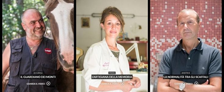 "Vite Ricostruite", il webdoc del Visual Lab a un anno dal terremoto, vince l'oscar del video storytelling