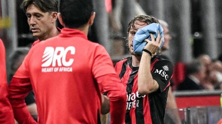 Modric, frattura allo zigomo: stagione finita con il Milan, ma al mondiale ci sarà