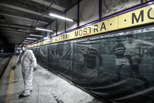 Ecco I Murales Della Stazione Cumana Intitolata A Maradona La Repubblica