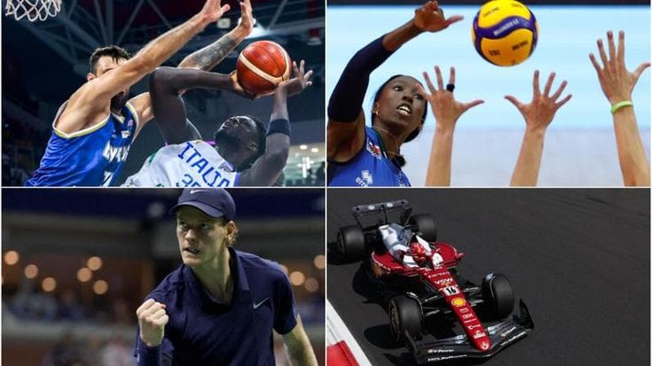 Sinner, la finale di volley, basket e gp di Monza: come orientarsi in una grande domenica di sport