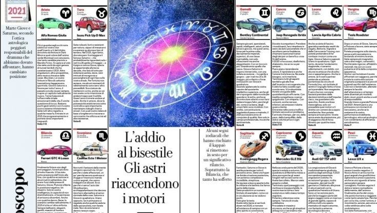 Nel segno dell'auto, ecco l'oroscopo