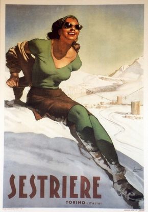Ecco Beatrice, la "Donna verde"  icona della dolce vita di Sestriere