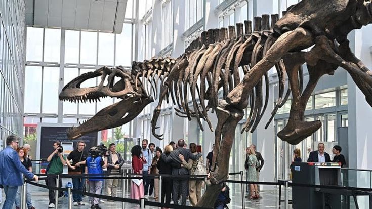 C’è un dinosauro nel grattacielo della Regione Piemonte