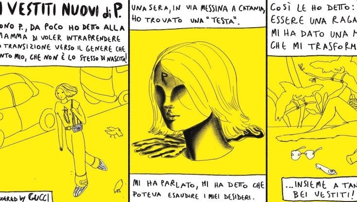 I vestiti nuovi di P., prima puntata della serie di Fumettibrutti