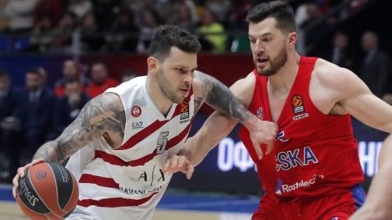 Basket, Cska troppo forte: Milano sconfitta a Mosca 101-95