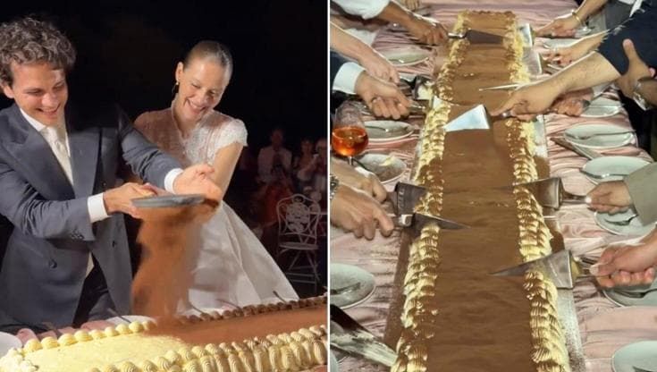 La torta di nozze che spopola sui social? Il tiramisù: ecco il video simbolo del trend