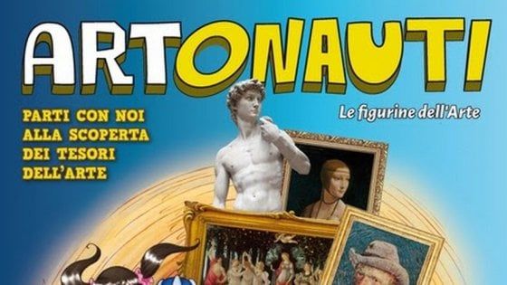 Arrivano in edicola le figurine degli Artonauti: "Botticelli celo, Leonardo manca"