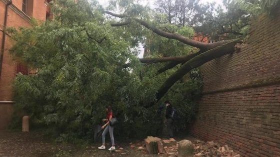 Maltempo, allagamenti e grandinate in Emilia Romagna
