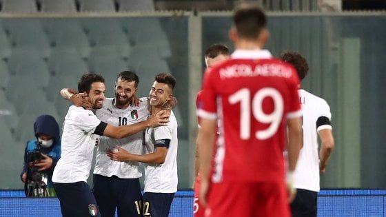Italia-Moldova 6-0, gli azzurri si divertono: doppietta di El Shaarawy, festa per Caputo e Berardi