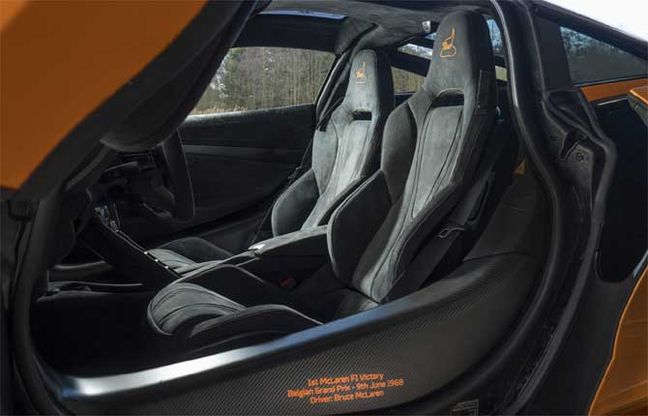 720S Spa 68 Collection, omaggio a Bruce McLaren