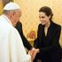 Angelina Jolie da Papa Francesco. Proiettato in Vaticano il suo "Unbroken"