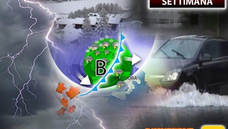 Previsioni meteo, piogge soprattutto al Centro-Sud. Settimana all'insegna dell'instabilità