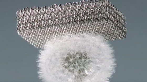 Sviluppato il metallo più leggero al mondo, per il 99,99% è fatto d'aria