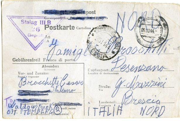 Da <span class="gwt-InlineHTML kpm3-ContentLabel">Auschwitz a Desenzano, la cartolina spedita 70 anni fa<br /></span>