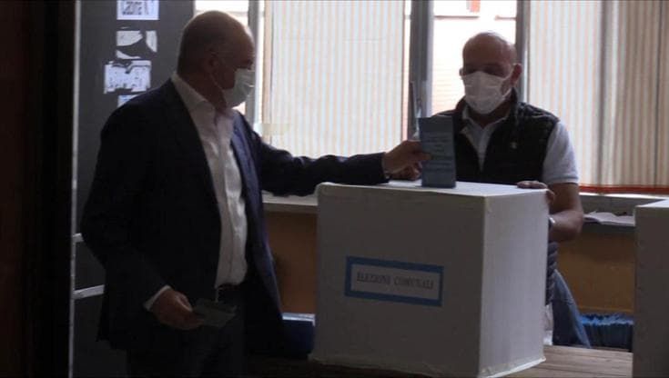 Roma, Michetti il primo candidato al seggio: "Buon voto a tutti, a prescindere da chi si voti"