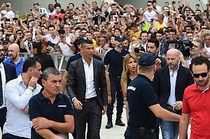 La prima giornata "juventina" di Cristano Ronaldo in diretta