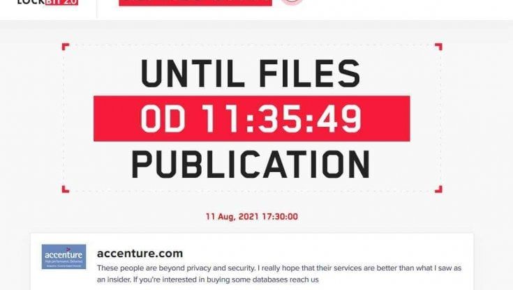 Accenture sotto scacco del ransomware che devasta l'Italia