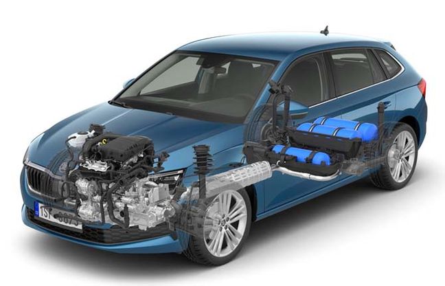 Scala 1.0 G-Tec, Škoda rilancia la berlina compatta