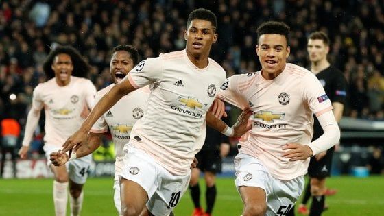 Champions, Psg-Manchester United 1-3: Rashford nel recupero firma l'impresa, altro dramma francese 