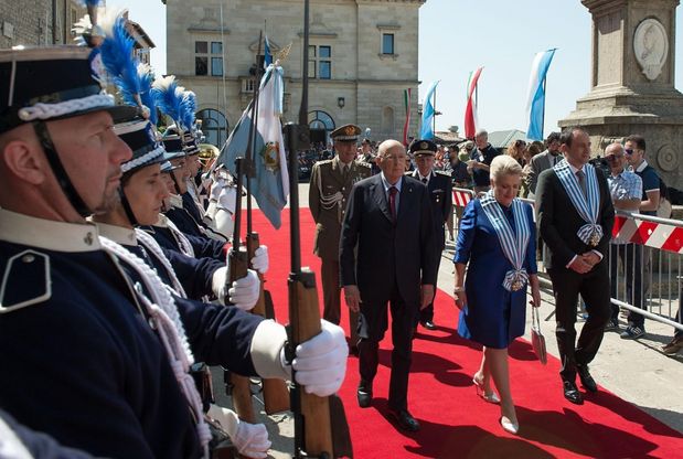 San Marino, la visita di Giorgio Napolitano