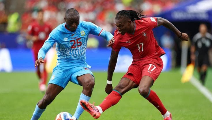 Il Portogallo non va oltre l’1-1 contro il Congo: male Ronaldo, segnano Neves e Wissa