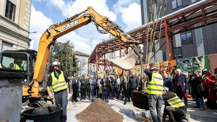 Un giardino con cento alberi nei viali del nuovo Policlinico: “Primi pazienti a fine anno”