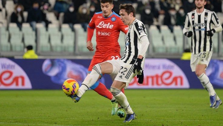 Juventus-Napoli 1-1, Chiesa replica a Mertens. Ma il punto fa più felici gli azzurri